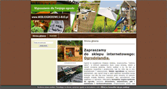 Desktop Screenshot of mebleogrodowe.s-bud.pl