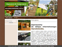 Tablet Screenshot of mebleogrodowe.s-bud.pl